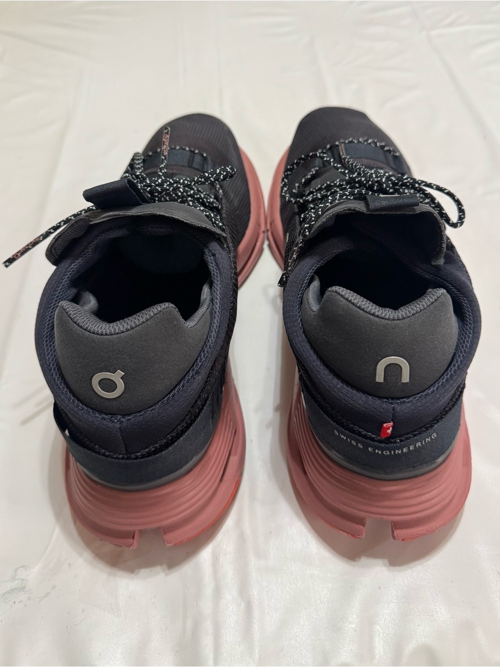 On Running Men's Black and Rose Athletic Socks-Inspired Running Shoes - Picture 8 of 9